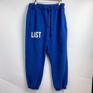 Last Heavy Men's Heavy Weight Elastic Waist Drawstring Tapered Sweatpants Size L